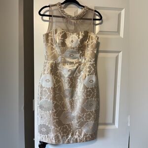 Women Maggy London metallic dress size 4